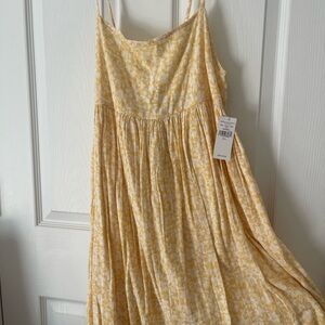 Abercrombie & Fitch Yellow Floral Dress